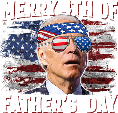 Joe Biden 4th Of July Shirts Merry 4th Of Fathers Day American US Flag Kids Sweatshirt
