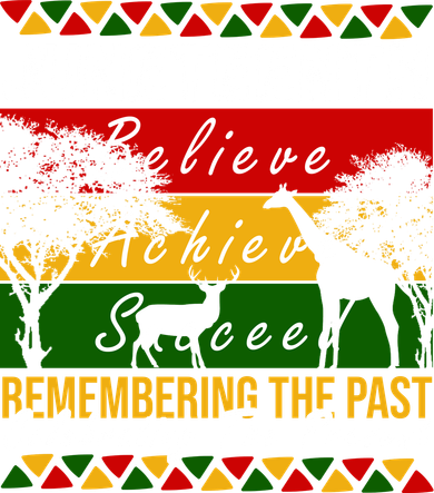 Juneteenth Believe Achieve Succeed Africa Coaster