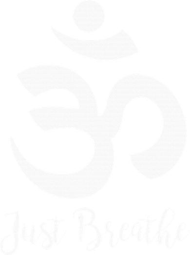 Just Breathe Spiritual Yoga Symbol Namaste Polo