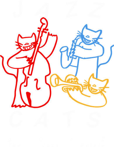 Jazz Cats Gooz The Jazz Estate Kids T-Shirt