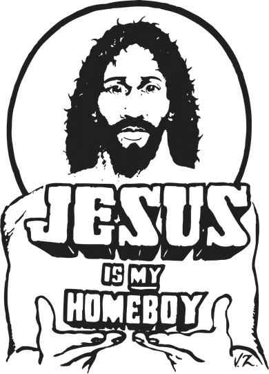 Jesus Christian Is My Homeboy Funny God Baby Bodysuit