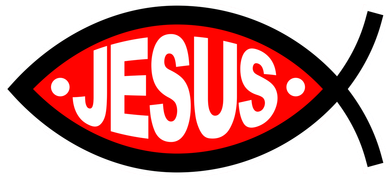 Jesus Christian Fish Symbol Coaster