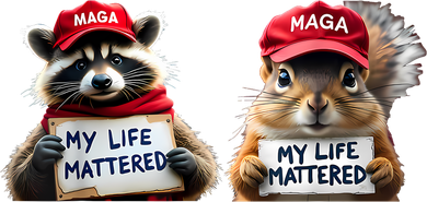 Justice For Peanut The Squirrel And Fred The Raccoon Kids T-Shirt