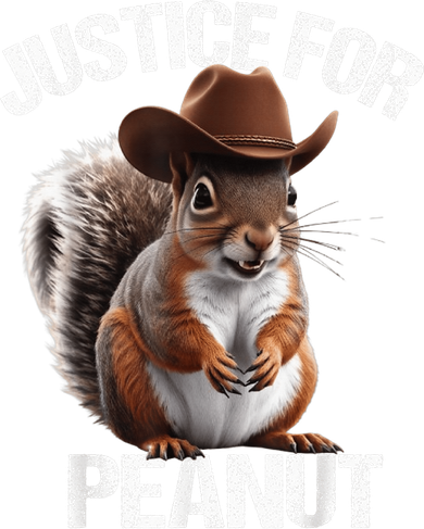 Justice For Peanut The Squirrel Cowboy Hat Peanut Squirrel Doggie Tank
