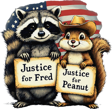 Justice For Peanut The Squirrel And Fred The Raccoon Women's T-Shirt