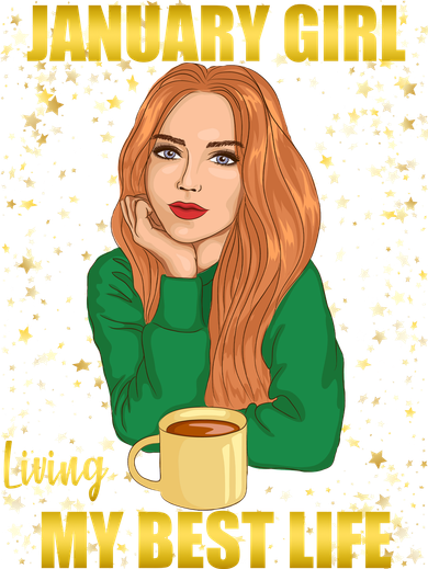 January Girl Living My Best Life Tumbler