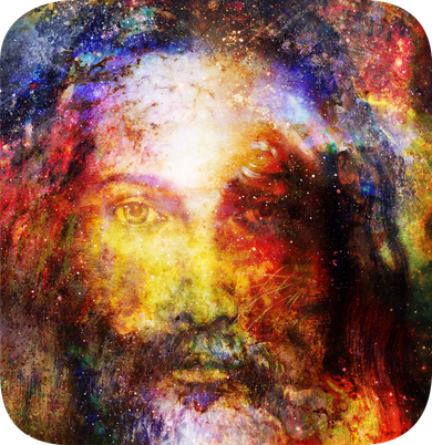 Jesus is the Galaxy Christian Painting Mousepad