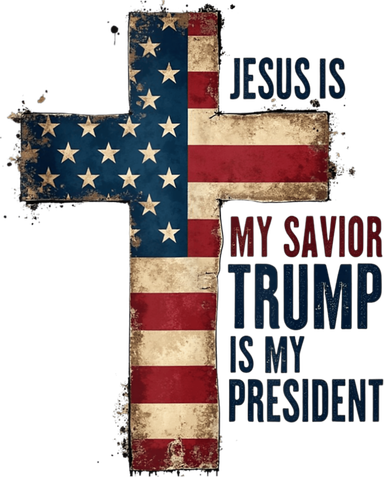 Jesus Is My Savior Trump Is My President Trump 2024 Maga Kids Hoodie