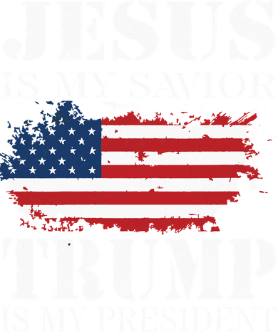 Jesus Is My Savior Trump Is My President Bucket Hat