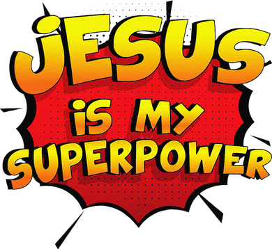 Jesus Is My Superpower Christian Gift Kids T-Shirt
