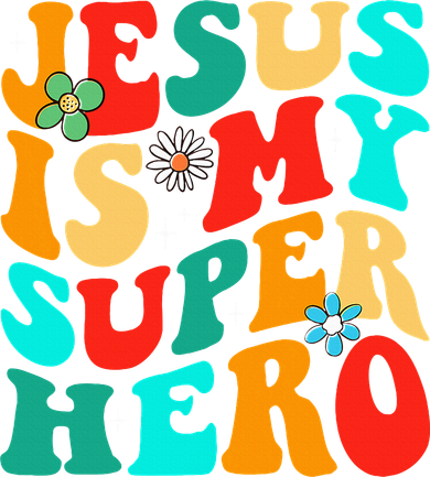 Jesus Is My Superhero Christian Religious Women's Sweatshirt