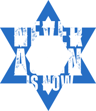 Jewish Israel Pride Am Yisrael Chai Never Again Is Now Toddler Long Sleeve