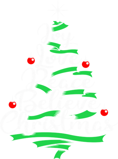 Joy Love Peace Believe Christmas Shirt Kids Hoodie