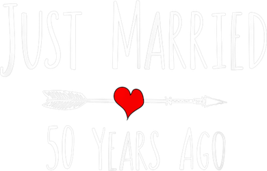 JUST MARRIED 50 YEARS AGO 50th Husband Wife Anniversary Gift Tote Bag