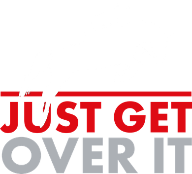 Just Get Over It Funny Horse Riding Women's Dry Zone Grid Polo