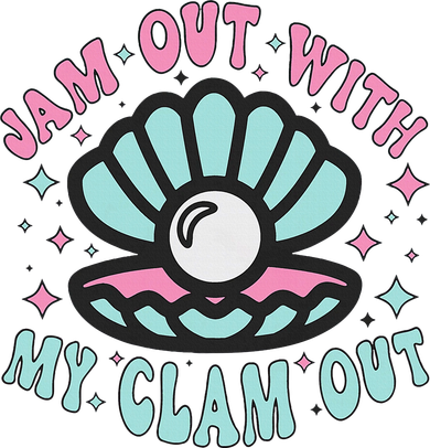 Jam Out With My Clam Out Funny Party Club Women's Hoodie
