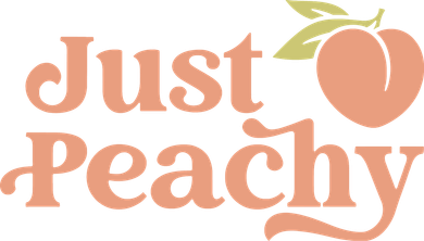 Just Peachy Retro 70s Georgia Peaches Summer Fruit Baby Bodysuit