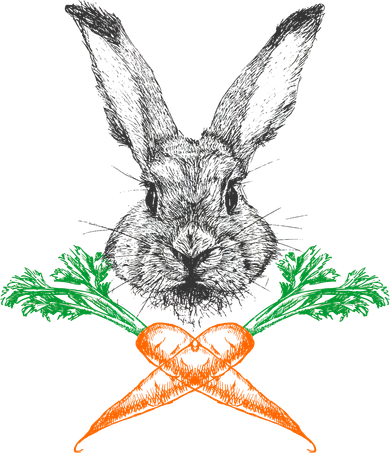 Jolly Roger Easter Bunny Crossbone Carrots Rabbit Hat