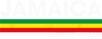 Jamaica Retro Reggae Color Bars Jamaican Vacation Souvenir Ornament