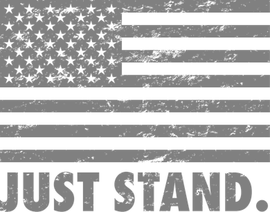 Just Stand Grey Style Flag Women's T-Shirt