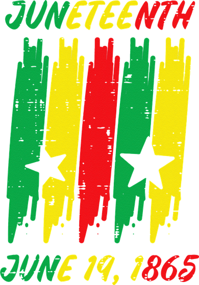 Juneteenth Stripes June 19 1865 Africa Colors Baby Bodysuit