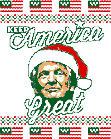 Keep America Great Ugly Christmas Sweater Kids T-Shirt