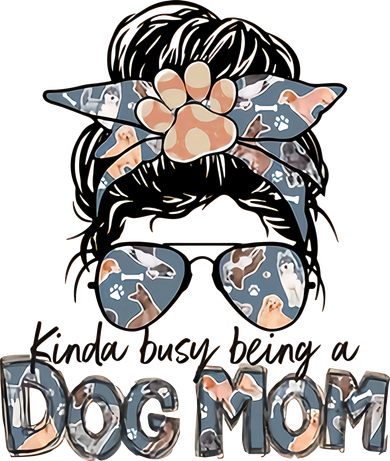 Kinda Busy Being A Dog Mom Funny Dog Lover Toddler T-Shirt