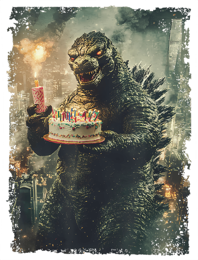 Kaiju Birthday Japan Monster Movie Bday Party Japanese Toddler T-Shirt