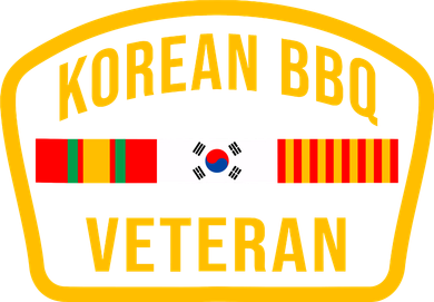 Korean Bbq Veteran Funny Food Lover Gym Cheat Day Military Visor