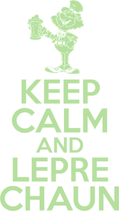 St Patrick's Day Keep Calm And Lepre Chaun  Polo