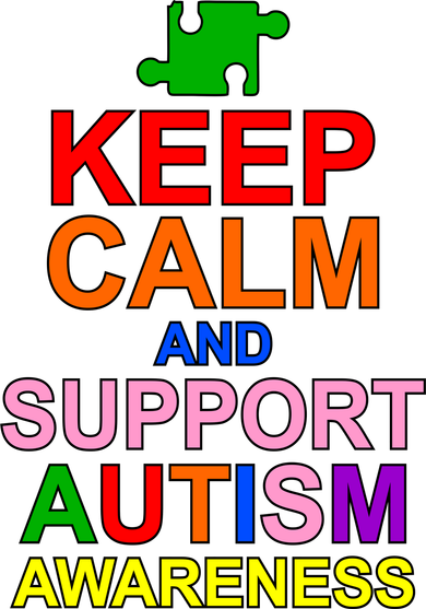 Keep Calm And Support Autism Awareness Coffee Mug