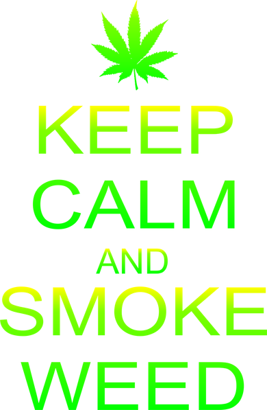 Keep Calm And Smoke Weed Kids Long Sleeve Shirt