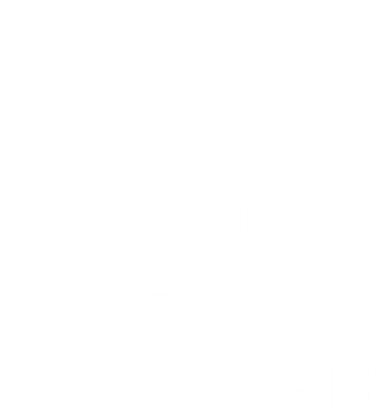 Keep Calm At Eat Chocolate Women's T-Shirt