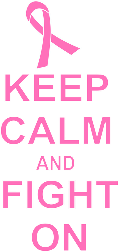 Breast Cancer Keep Calm And Fight On Baby Bodysuit