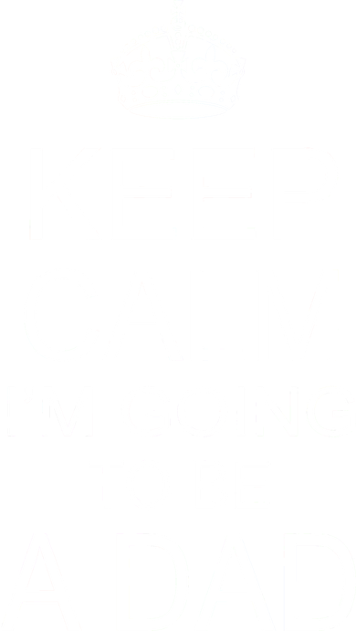 Keep Calm I'm Going to be a Dad Father Apron