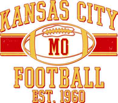 Kansas City MO Football Est 1960 Toddler Sweatshirt