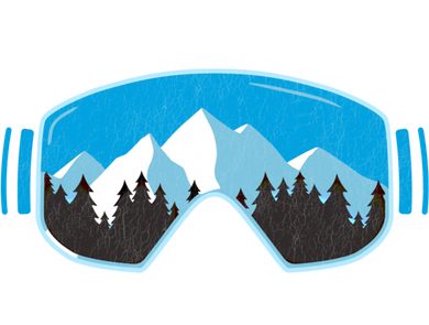 Kirkwood California Ski Snowboard Goggles Snow Mountain Cool Gift Ornament