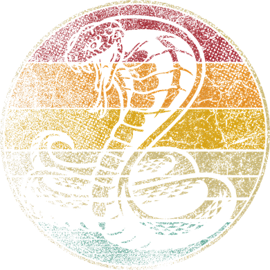 King Cobra Snake Sun Retro Vintage Reptile 80s Gift Mousepad