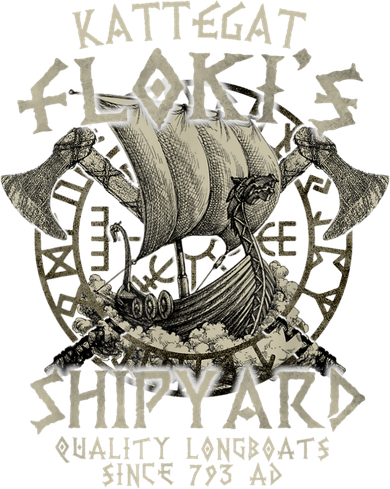 Kattegat Floki's Shipyards Quality Longboats Since 793 Ad Toddler T-Shirt