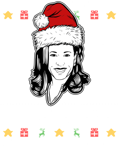 Kamala La La La Ugly Christmas Sweater Women's Dry Zone Grid Polo
