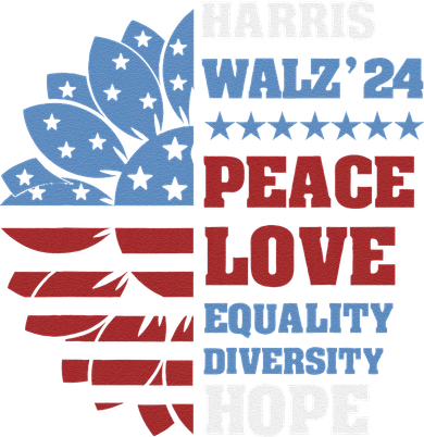 Kamala Harris Tim Walz 2024 Peace Lgbt Harris Walz Waltz Apron
