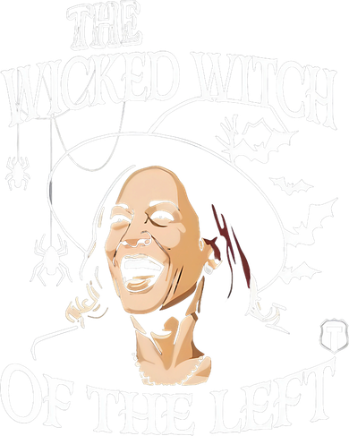 Kamala Harris The Wicked Witch Of The Left Halloween Coaster