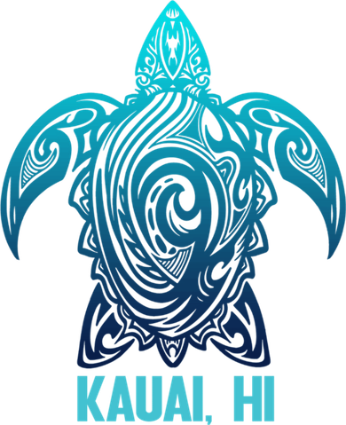 Kauai Hawaii Tribal Sea Turtle Hawaiian Surfer Scuba Diving Women's Tank Top