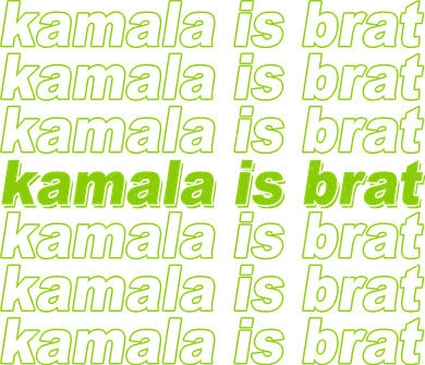 Kamala Is Brat Meme Kamala Harris 2024 Bucket Hat
