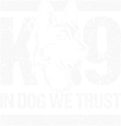 K9 In Dogs We Trust Blue Line K9 Dog Unit Police Officer Apron