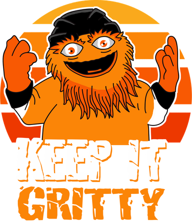 Keep It Gritty Retro Hockey Mascot Women's Tank Top