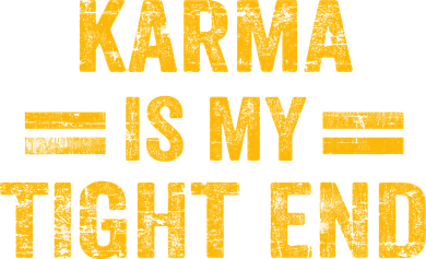 Karma Is My Tight End Kids Hoodie