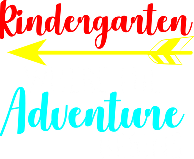 Kindergarten Where The Adventure Begins Button