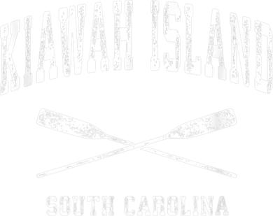 Kiawah Island South Carolina Vintage Nautical Crossed Oars Kids T-Shirt