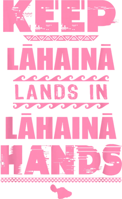 Keep Lahaina Lands In Lahaina Hands Pray For Maui Hawaii Women's Dry Zone Grid Polo
